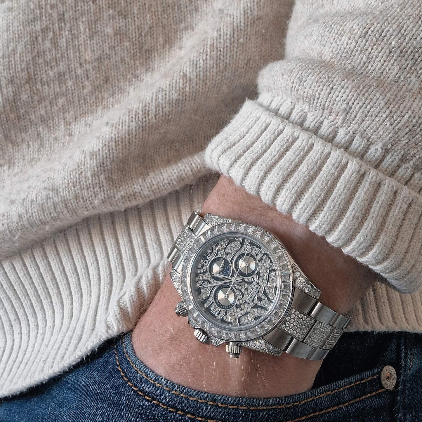 Glacier | Perito Moreno Automatic-Silvery Watch