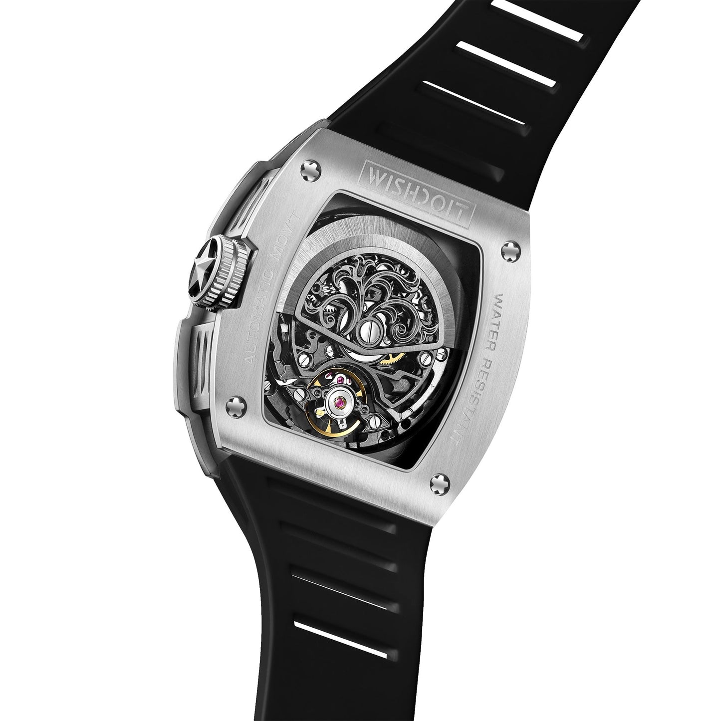 Gold Snow Leopard-Silvery Watch